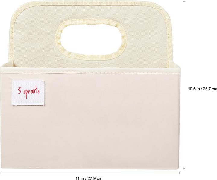 Image du produit 3 Sprouts Diaper Caddy - Hibou blanc