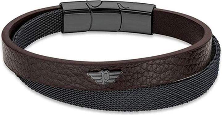 Immagine prodotto Police Bracciale da uomo in pelle Hardware PEAGB2119615 - Lunghezza: 19.5 cm (19.50 cm)