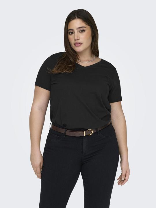 Immagine prodotto Only T-shirt con scollo a V dalla vestibilità regolare (L)