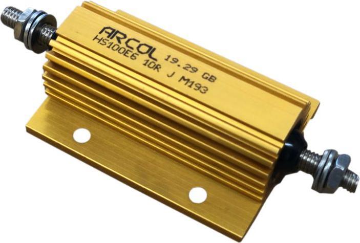Produktbild Arcol Drahtwiderstand mit Aluminiumgehäuse und Schraubanschlüssen 100W, 4.7Ohm, 1%