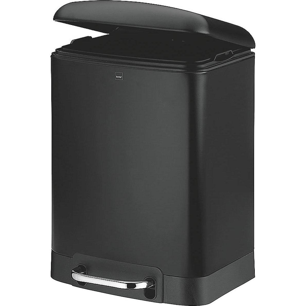Kela Kosmetikeimer Davino 6 L, Abfalleimer, Schwarz