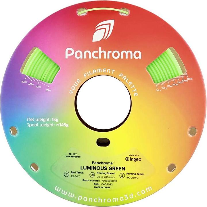 Actual product image Polymaker Panchroma™ PLA Luminous (PLA, 1.75 mm, 1000 g)