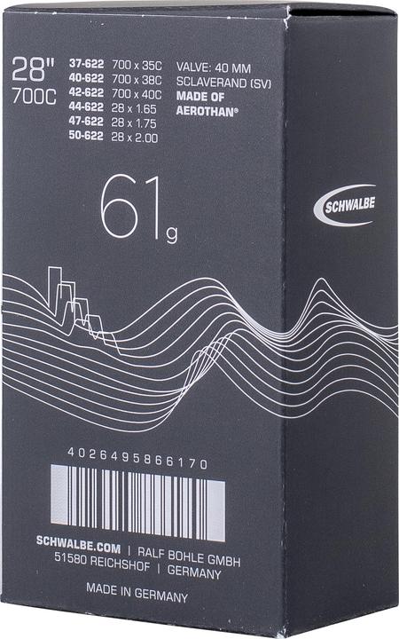 Actual product image Schwalbe Aerothan 28"/700C Allround (Presta (SV), 28", 40 mm)