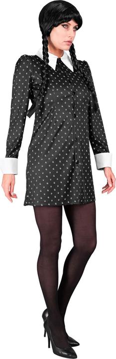 Actual product image Widmann Adams Family Wednesday ladies costume black and white (XL)