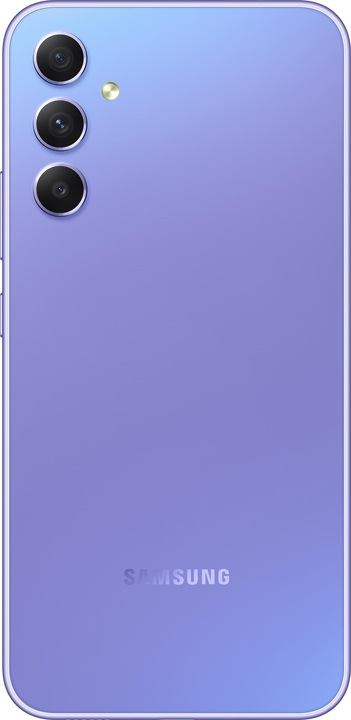 Actual product image Samsung Galaxy A34 5G (128 GB, Awesome Violet, 6.60", Dual SIM, 48 Mpx, 5G)