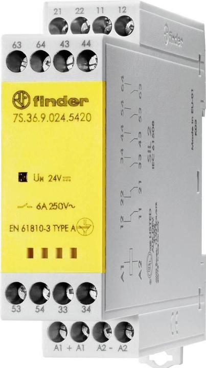 Image du produit Finder Module relais avec contacts guidés de force
