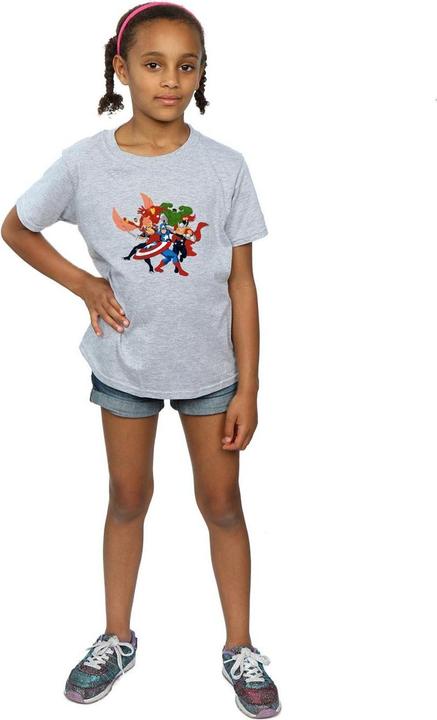 Produktbild Avengers Assemble Comic Team TShirt Mädchen (152, 158)