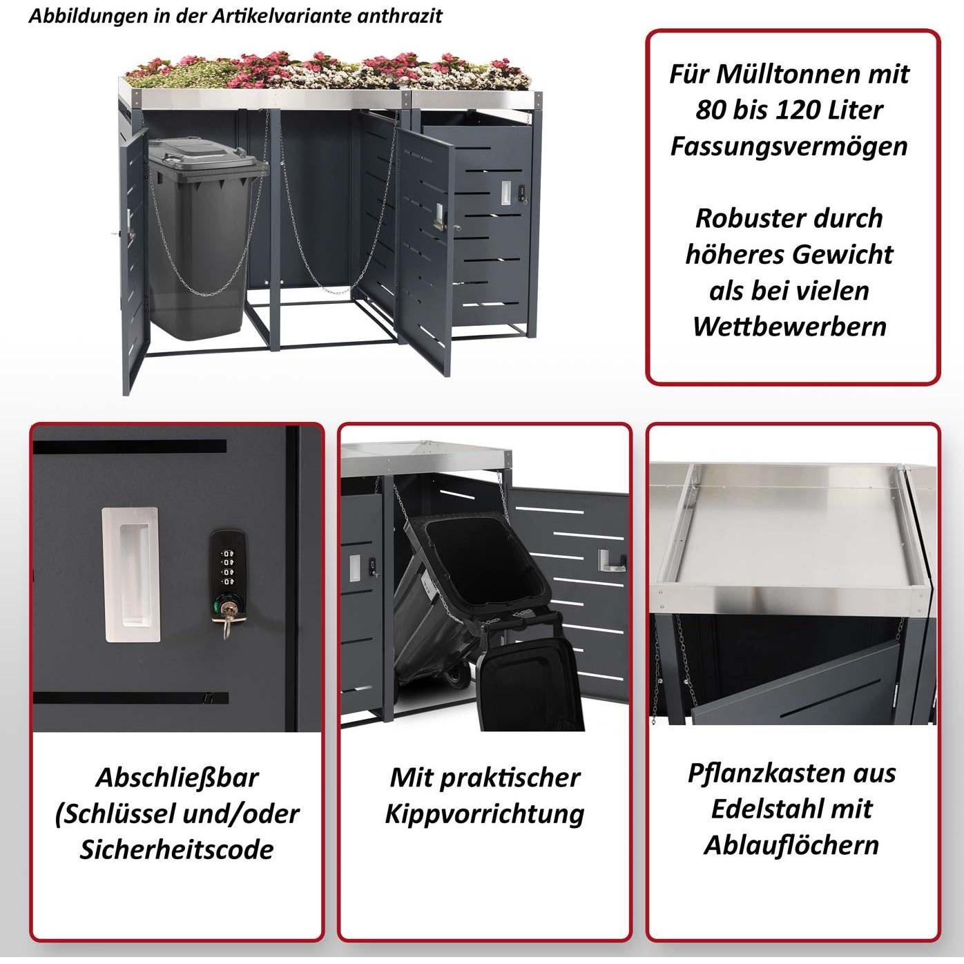 Thumbnail - MCW, Gartenhaus + Gartenschrank, H40b-3