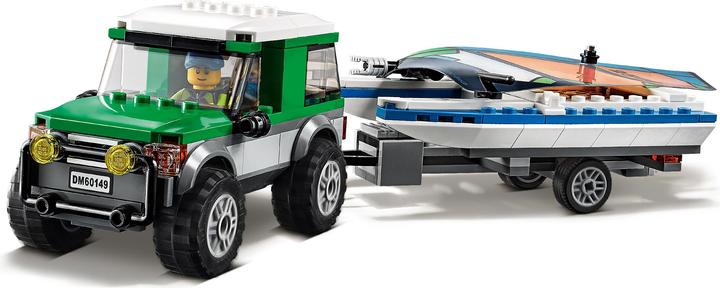 Immagine prodotto LEGO Veicolo fuoristrada con catamarano (60149, LEGO City)