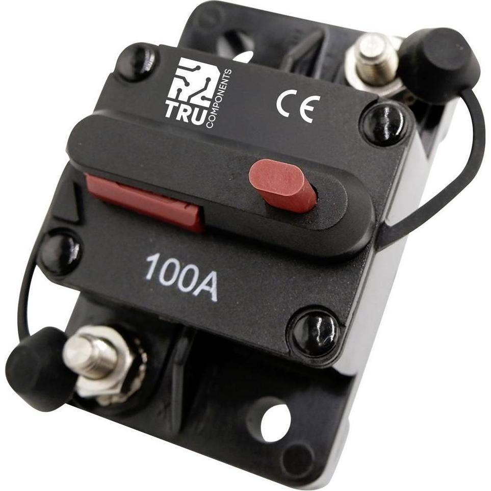 Tru Components, Fusibile, TRU Hydraulik- und Hochstrom-Leistungsschalter T3, 100 A, 1/4" Anschluss (100 A)