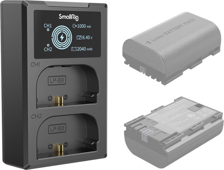 Actual product image SmallRig 4084 LP E6NH Camera Battery Charger (Camera battery charger)