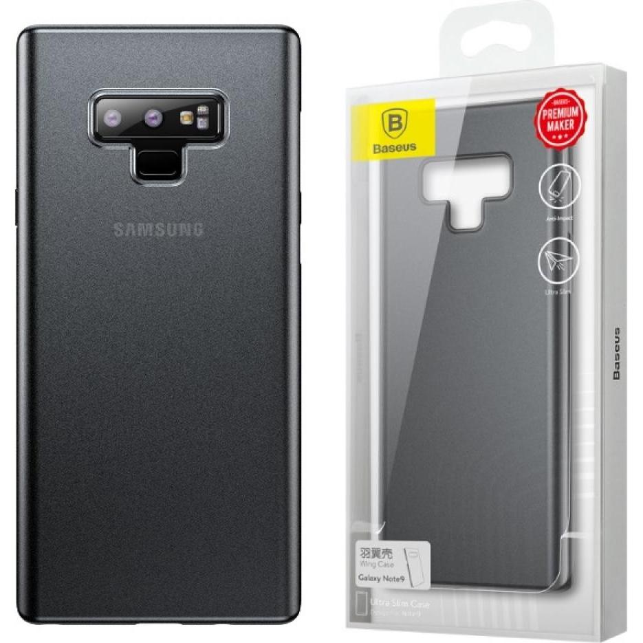 Baseus Cover per Samsung Galaxy Note9 della serie Wing (Samsung Galaxy Note 9), Cover smartphone, Trasparente