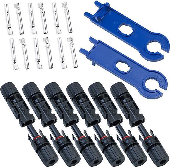 Actual product image Revolt 24 pcs. Solar Panel Connector Set (Solar system mounting material)