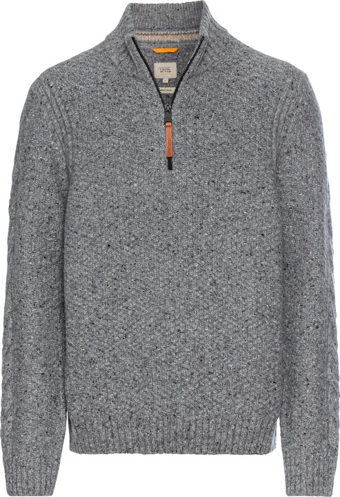 Produktbild Camel Active Strickpullover mit Troyer-Kragen (M)