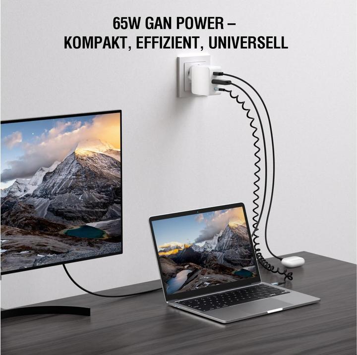 Produktbild 4smarts Netzladegerät (65 W, 3 Ports)
