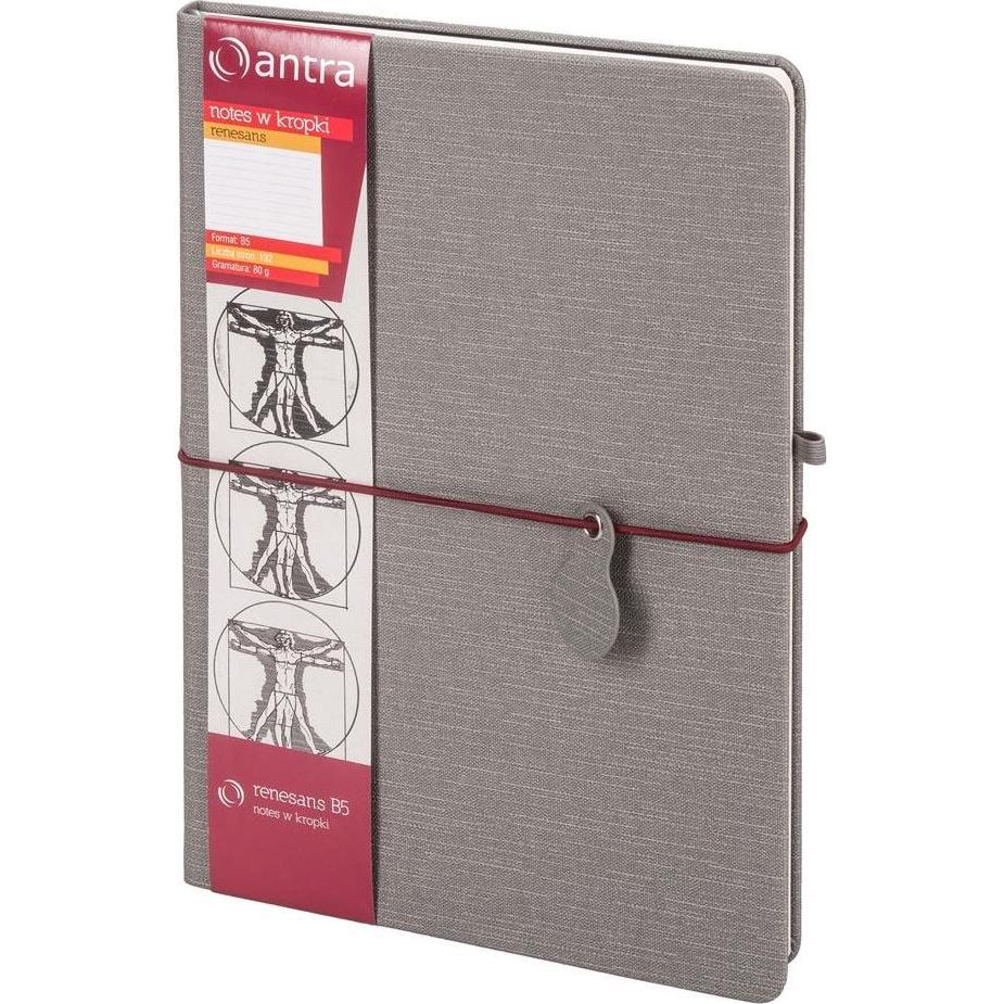 Antrax Grigio Quaderni + Bloc Notes, Note B5 Dare Il Rinascimento Di Pilka (B5, Punteggiato, Copertina Rigida)