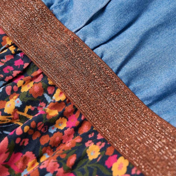 Immagine prodotto vidaXL Abito da bambino con maniche lunghe blu navy e blu denim (92)