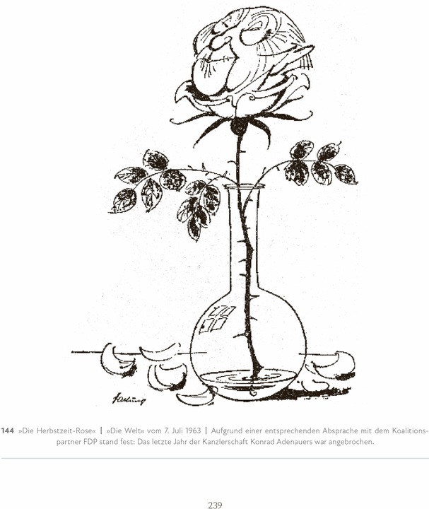 Produktbild Adenauer-Karikaturen (Deutsch, Wilhelm Hartung, Matthias Krüger, Ulrich Op de Hipt, Walther Fekl, 2023)