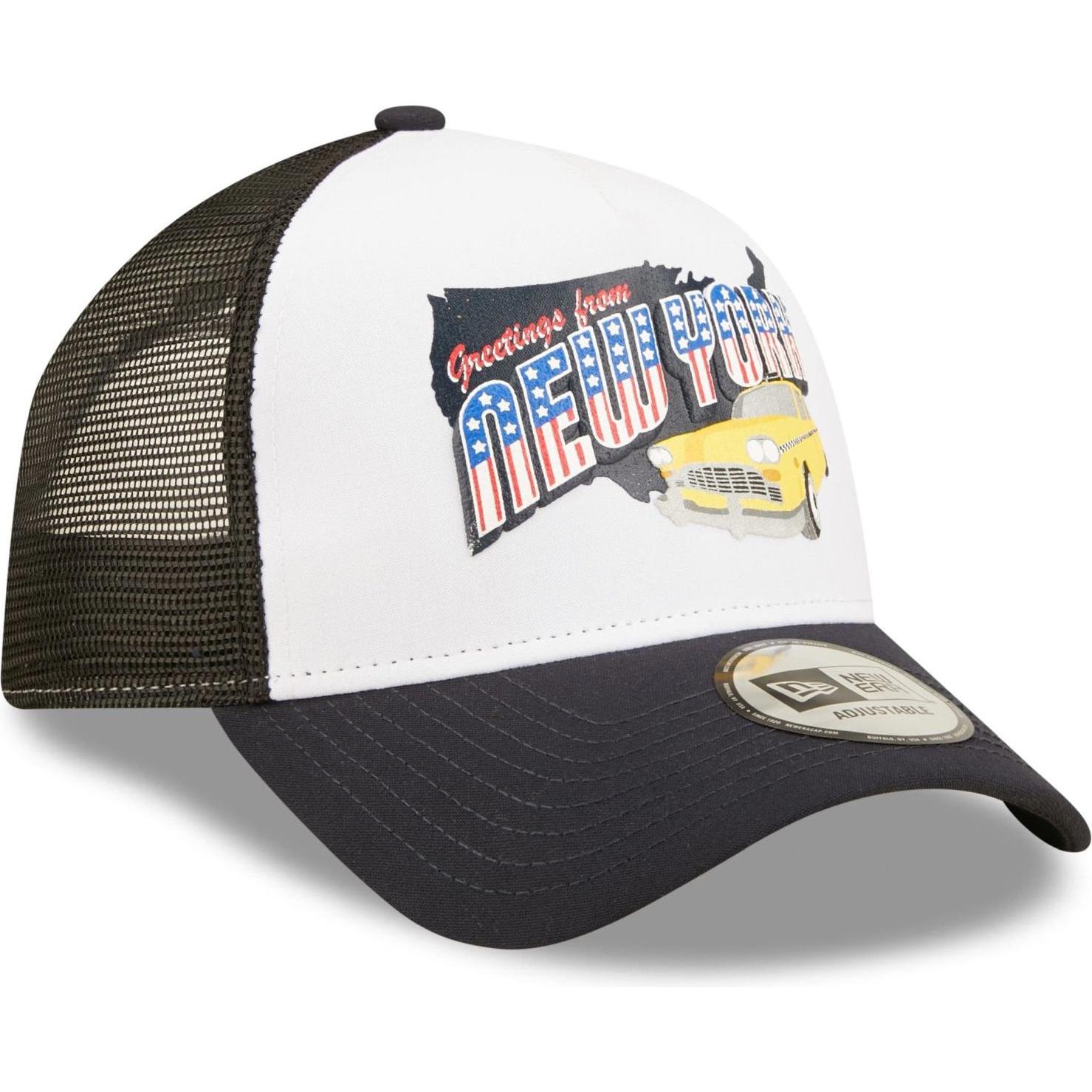 Thumbnail - New Era, Herren, Cap, Aframe Trucker Greetings From New York, Blau, (One Size)