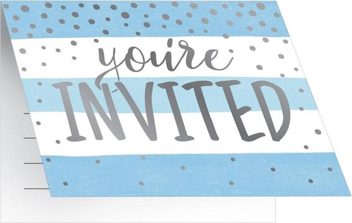 Actual product image Creative Party Foldover Invitations (Pack of 8) (8 pcs.)