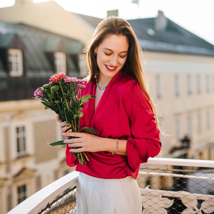 Produktbild Julie Julsen Loving Stones Halskette (Silber 925, 40 cm)