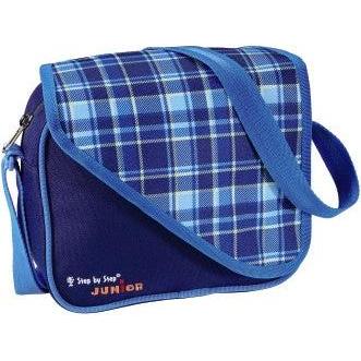 NoName, Borsa scuola materna, Sbsj “Alpbag Boys“ Torba Przedszkolaka, Kratka-Niebieski, Blu, Multicolore