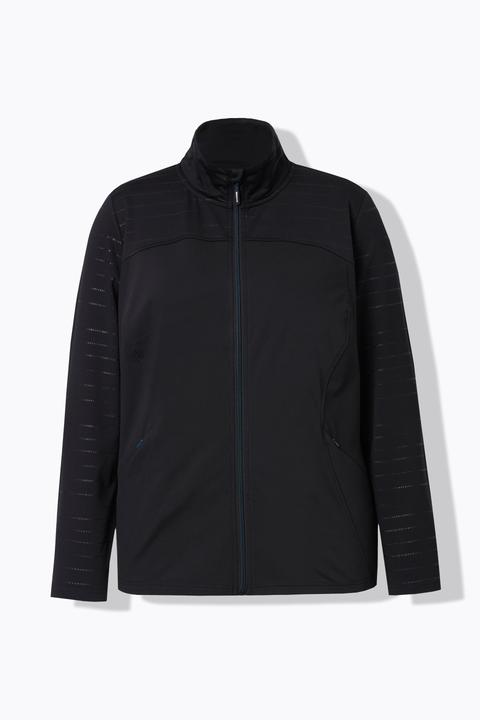 Produktbild Ulla Popken Sweatjacke, Powerstretch, Stehkragen, Reflektor (46, 48)