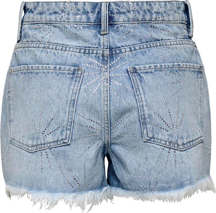 Immagine prodotto Only ONLGABI Hohe Taille Normal geschnitten Jeans-Shorts Jeans-Shorts (XS)