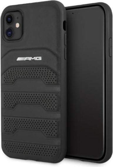 Actual product image Mercedes-Benz Hard Cover Debossed Black, for iPhone 11, AMHCN61GSEBK (Apple iPhone 11)