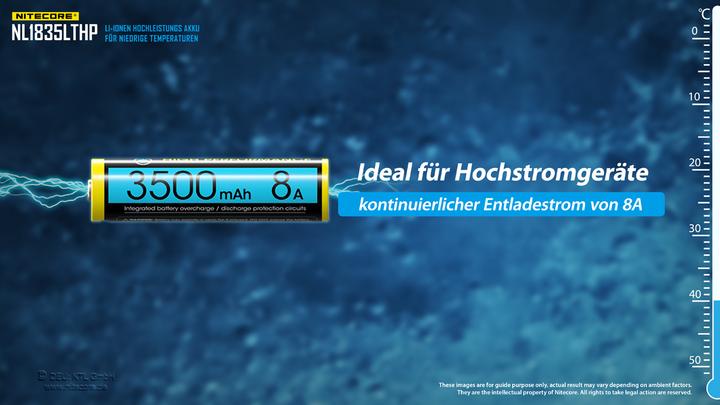 Actual product image Nitecore Li-Ion Akku Typ 18650