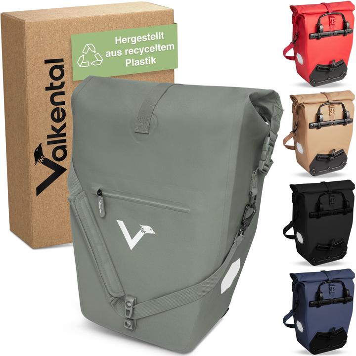 Actual product image Valkental ValkOcean carrier bag made from recycled plastic (28 l, Luggage carrier bag)