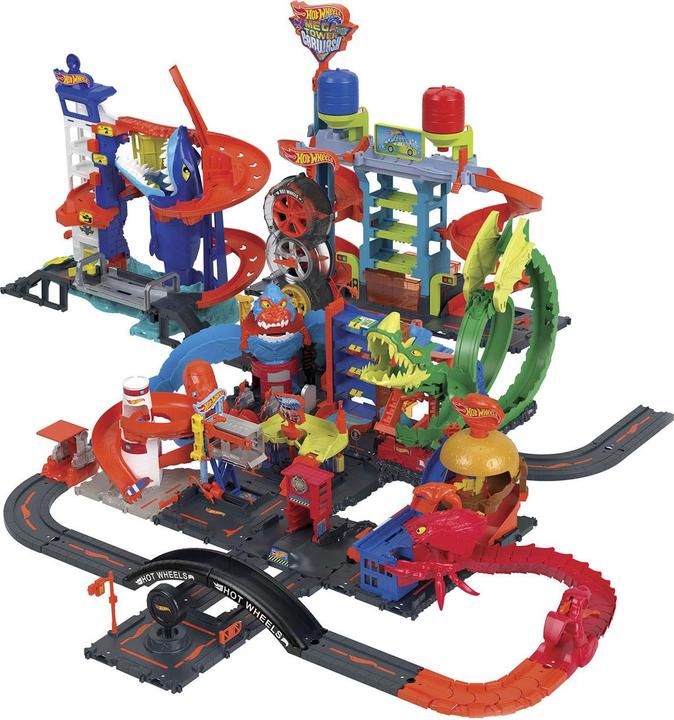 Produktbild Hot Wheels City Mega Turm Autowaschanlage