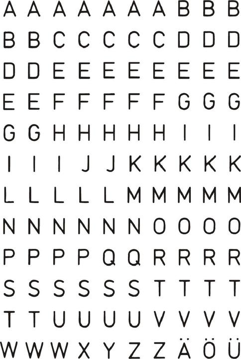 Produktbild HERMA Buchstaben