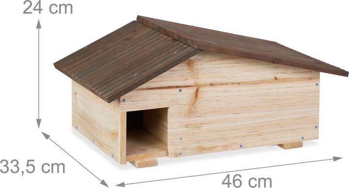 Actual product image Relaxdays Hedgehog house