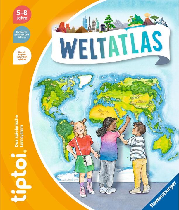 tiptoi World Atlas (German, Melanie Brockamp, Susanne Gernhäuser, 2024)