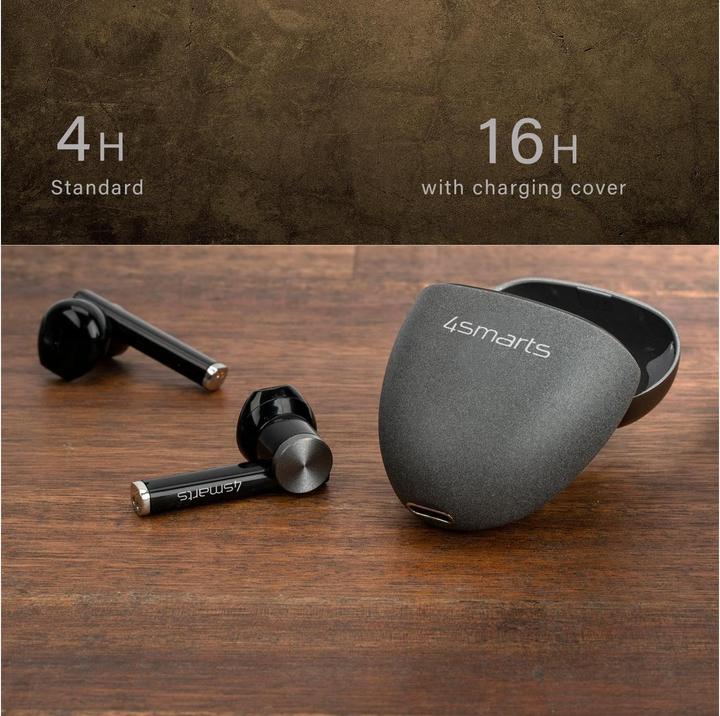 Produktbild 4smarts TWS Pebble (Keine Geräuschunterdrückung, 16 h, Kabellos)