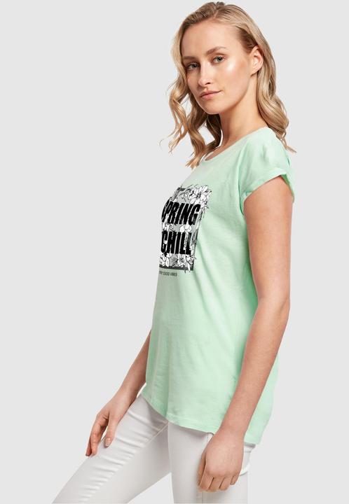 Produktbild Merchcode Ladies Spring And Chill Extended Shoulder Tee - 113645 (M)