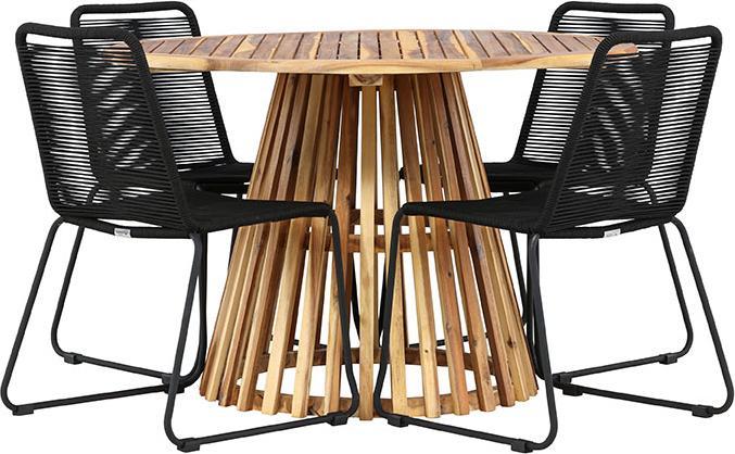 Ebuy24 Gartenset LumpurLindos (120 x 120 x 75 cm)