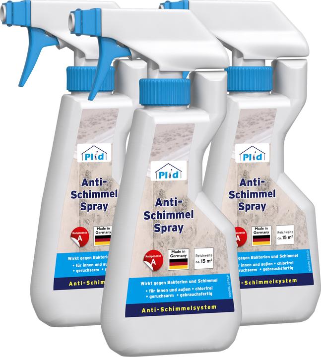 Actual product image Plid Anti-mould spray 1.5L for approx. 3m² / mould remover mould spray chlorine-free