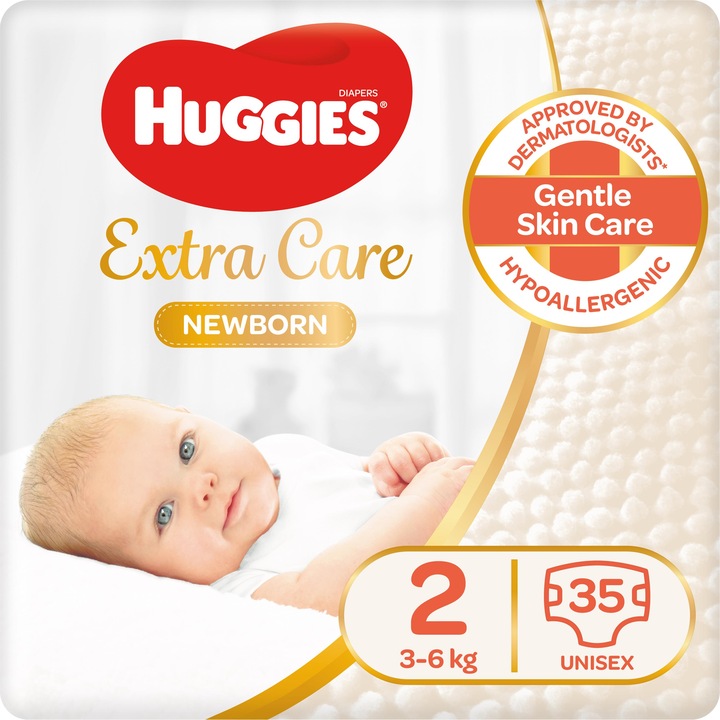 Immagine prodotto Huggies Pannolini Neonato (Dimensione 2, Pacco mensile, 210 Pezzo/i)