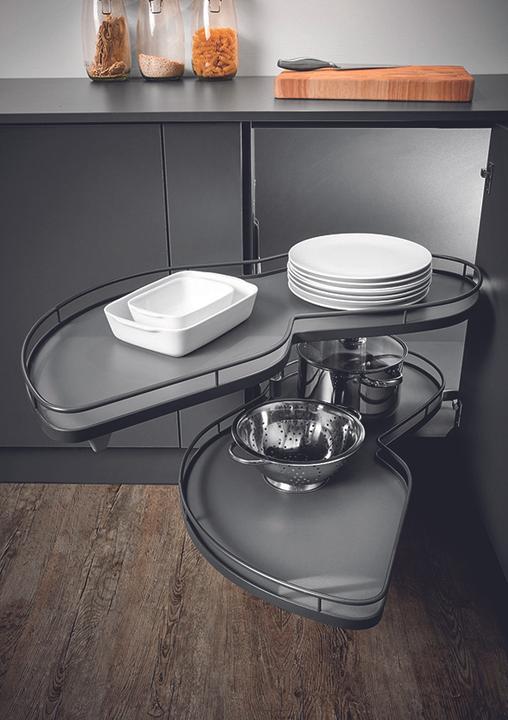 Actual product image Peka Metall Corner cupboard swivel fittings LeMans II Arena Classic for hinges (1 pcs.)