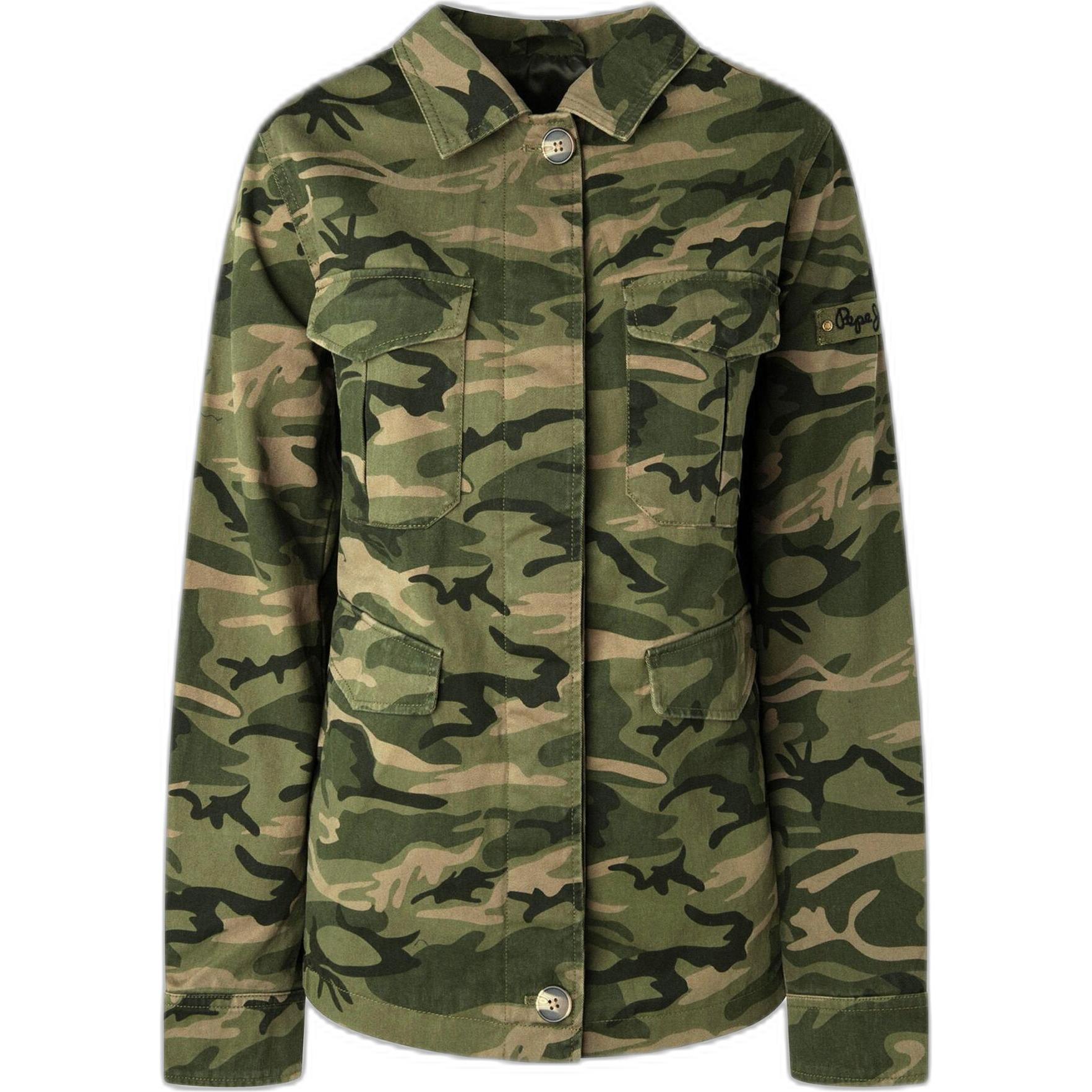 Pepe Jeans, Damen, Jacke, damenjacke pepe jean adele (S), Mehrfarbig, S