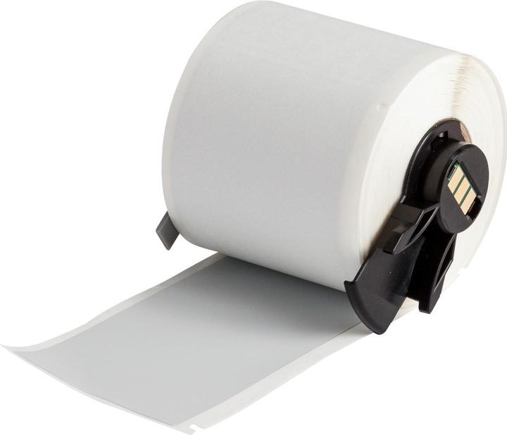 Produktbild Brady M6-38-486, Metallisierter Polyester, Silber, matt, 48.26 x 101.60 mm, extra stark haftend (1 (10.16 cm)