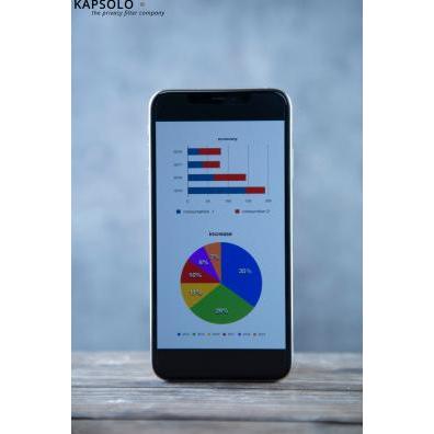 Kapsolo Displayschutzglas - vollflächiges Displayschutz mit abgerundete Kanten - Temperg (10 Stück, Apple iPhone X), Sma...
