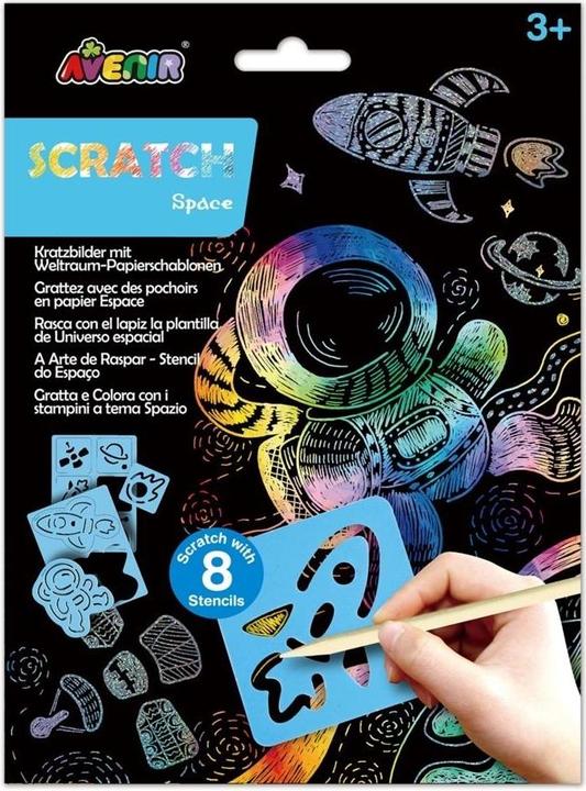 Produktbild Avenir AVE Scratch Set mit Schablone: Space