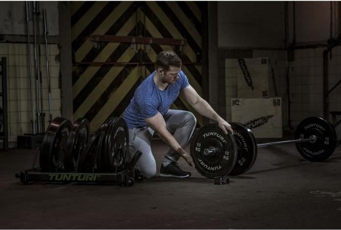 Actual product image Tunturi Bumper Plate Hantelscheiben 50 mm 10 kg (1 x 10 kg)
