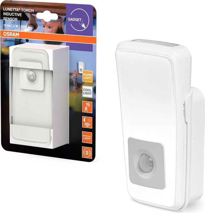 Actual product image Osram Lunetta Torch Inductive Sensor White
