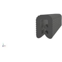 Thumbnail - Rs Pro, Türöffner + Türschliesser, EPDM Gista Edge Protector 13mm x 9.5mm
