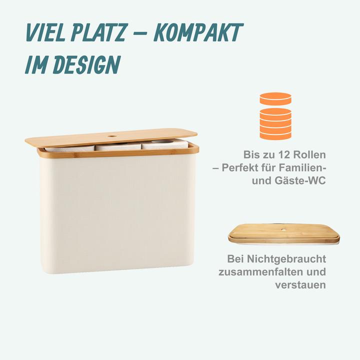 Actual product image Relaxdays Toilettenpapier-Aufbewahrung