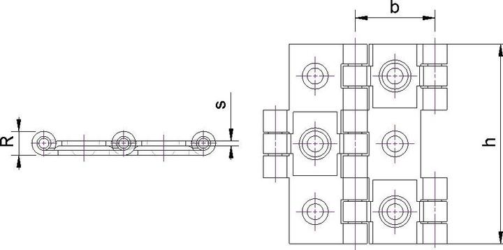 Actual product image Charmag Screen hinges